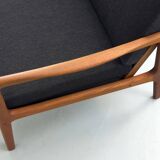 Fauteuil lounge FD-109 en teck par Ole Wanscher pour France & Son, années 1960