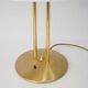 1980s Modern table lamp | Dimmable | Brass and glass