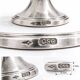 Crystal and solid silver centrepiece by C.J. Stok, Netherlands.