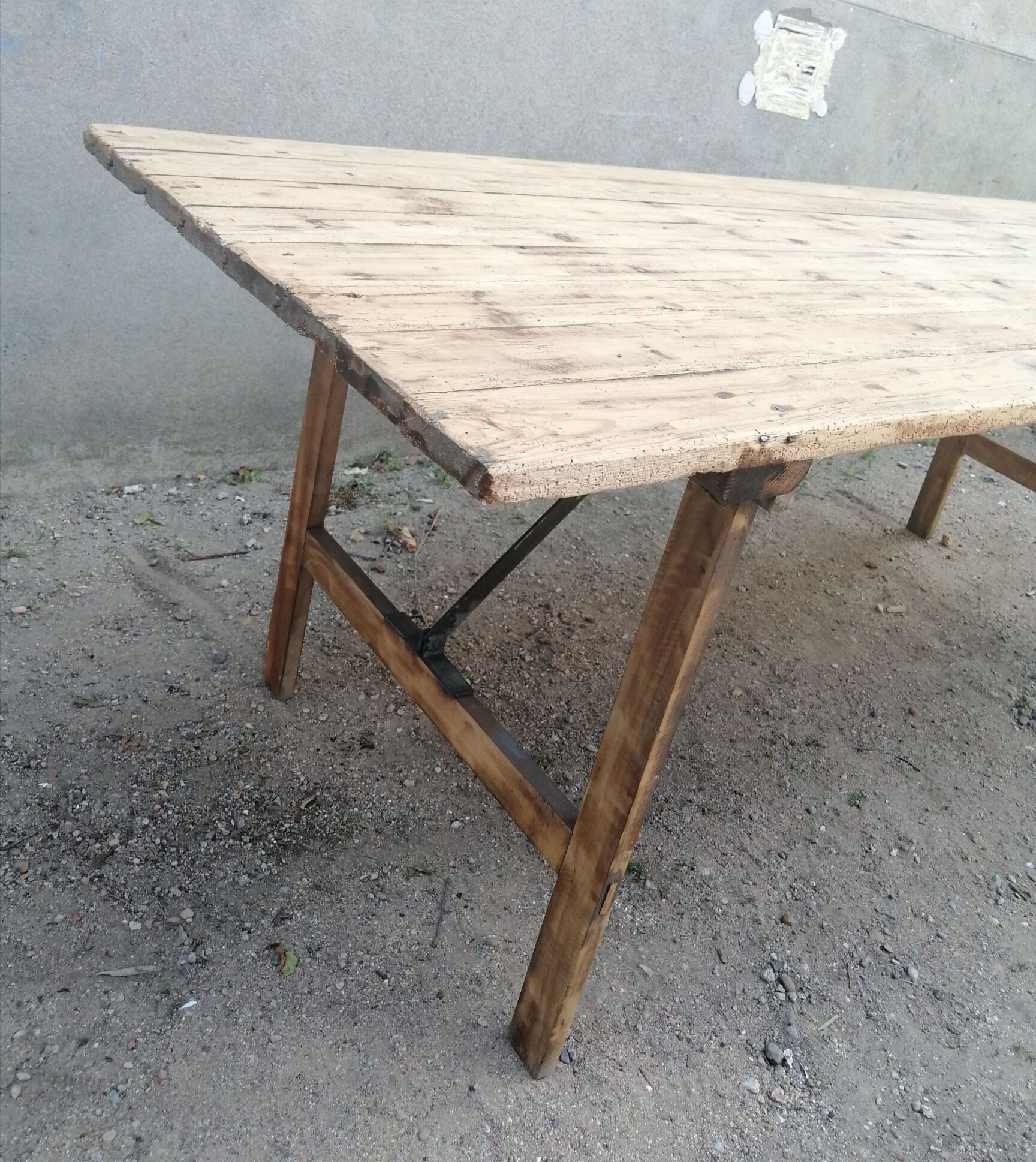 Old farm table long 199 cm