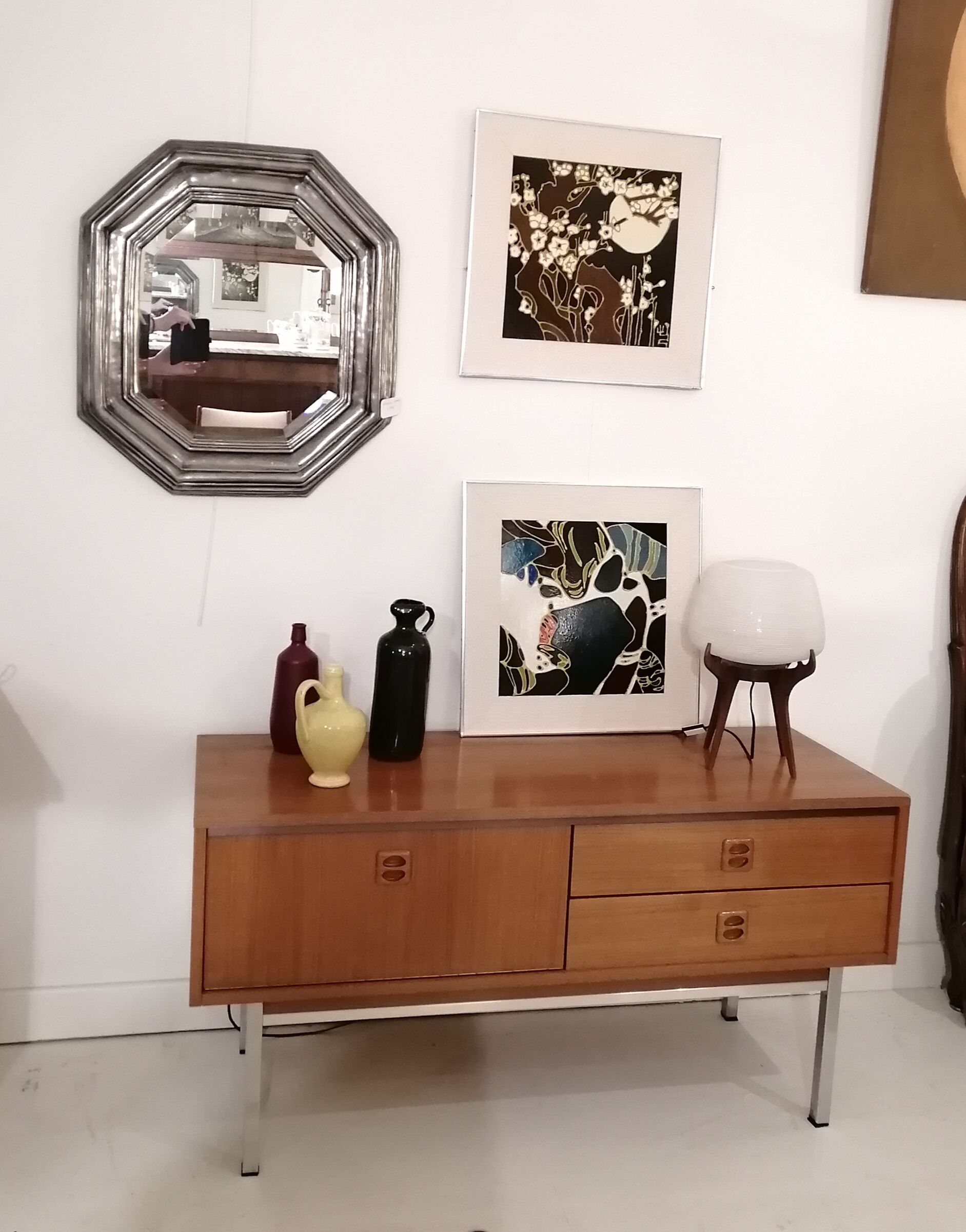 Scandinavian style teck sideboard