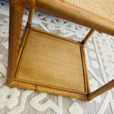 Set of two rattan bedside or side tables
