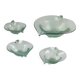 Vintage glass bowls, Murano manufacture, Italy, mid-20th century.