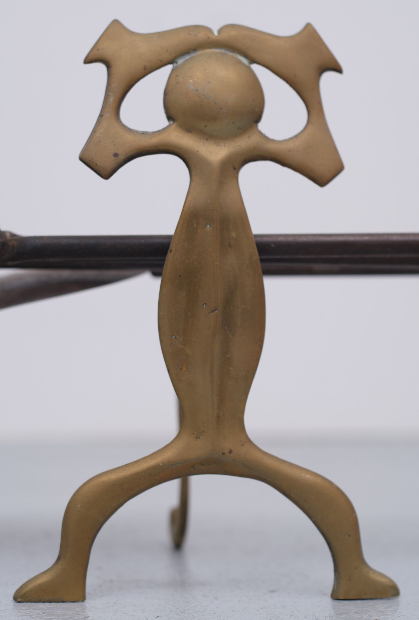 19 Century, Brass Fire Place Tools, Dutch