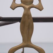 19 Century, Brass Fire Place Tools, Dutch