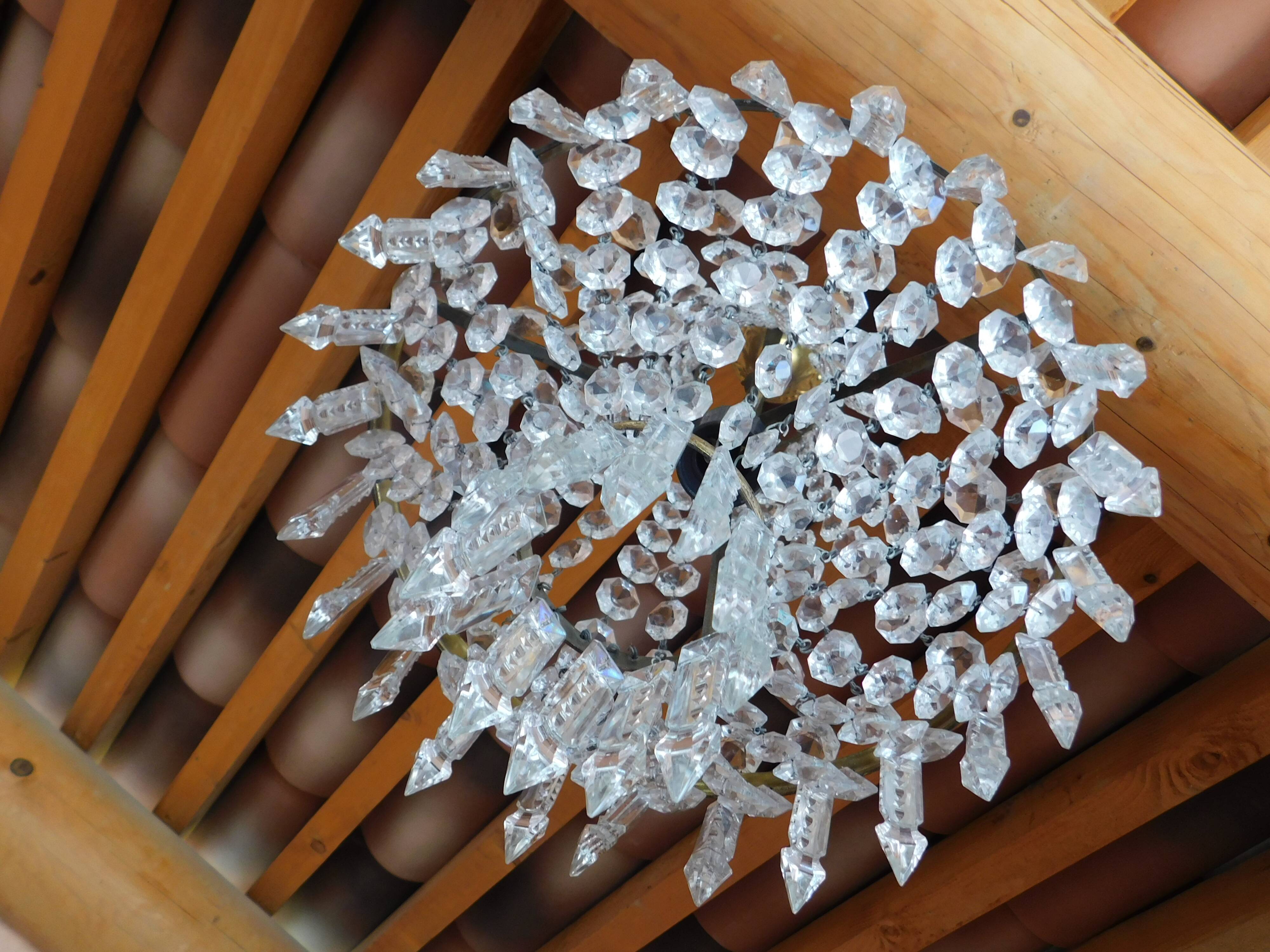 Balloon chandelier tassels ø 30 cm