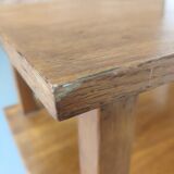 Wooden coffee table with top
