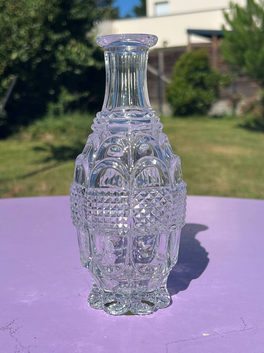Baccarat crystal liqueur carafe - Le Creusot 19th century