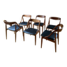 Suite de 6 chaises modèle 16 Johannes Andersen