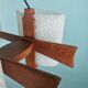 Teak chandelier