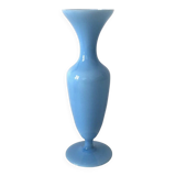 Opaline vase on foot