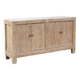 Buffet chinois en orme naturel