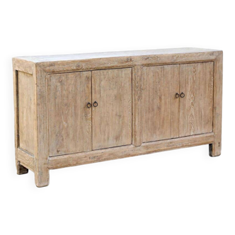 Chinese sideboard in natural elm