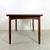 Large Danish extendable dining table in Teak, 1960