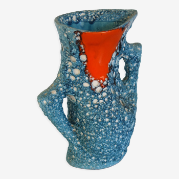 Vase céramique  Fat Lava Vallauris années 50