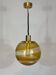 Mid-century Italian Murano glass sphere pendant lamp from 60s