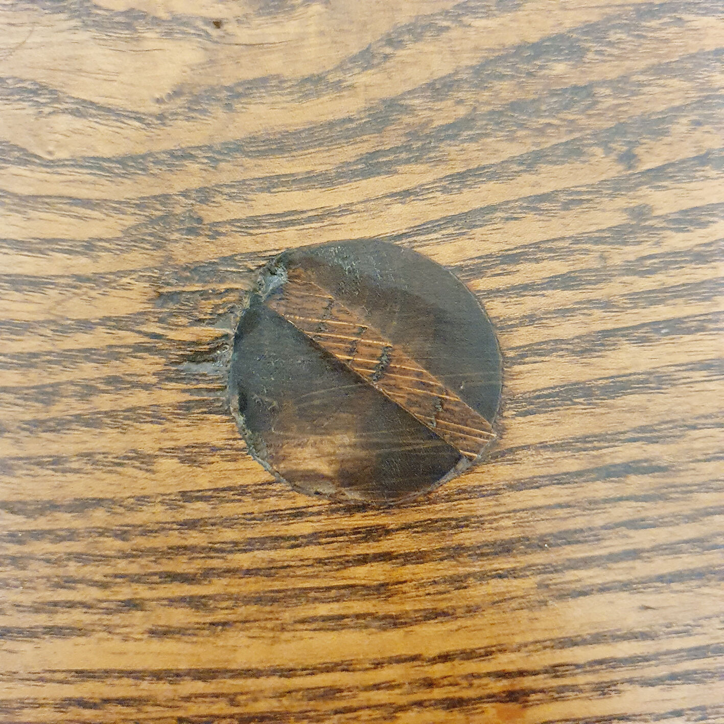 Brutalist tripod stool