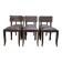 Suite de 6 chaises 1950 attribuée à Gaston Poisson