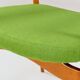 Vintage green wool office chair 1970