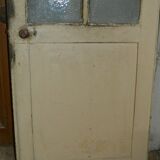 Porte vitrée en sapin