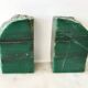Serre-livres en malachite