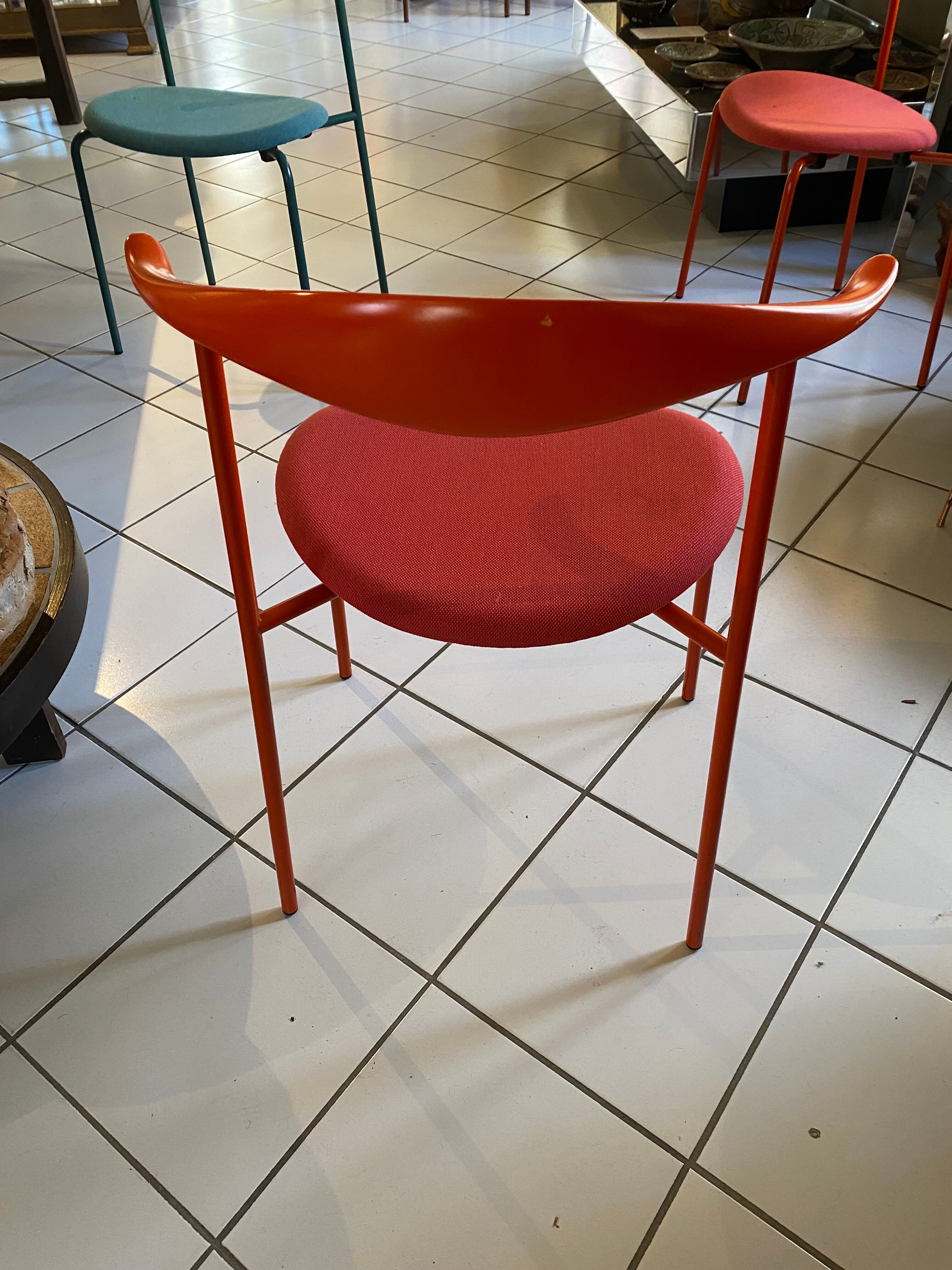 Red Carl Hansen chair