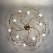 Vintage Hufnagel Leuchten ceiling light, 1970s