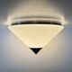 Limburg Glashütte wall ceiling lamp flush mount, 1970s