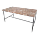 Rosso marble coffee table