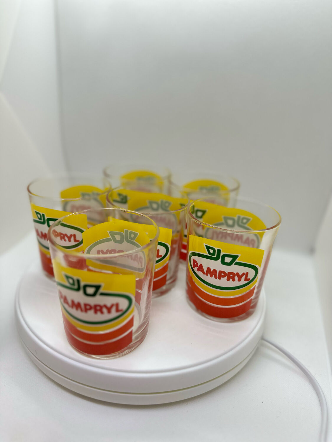 6 juice glasses pampril