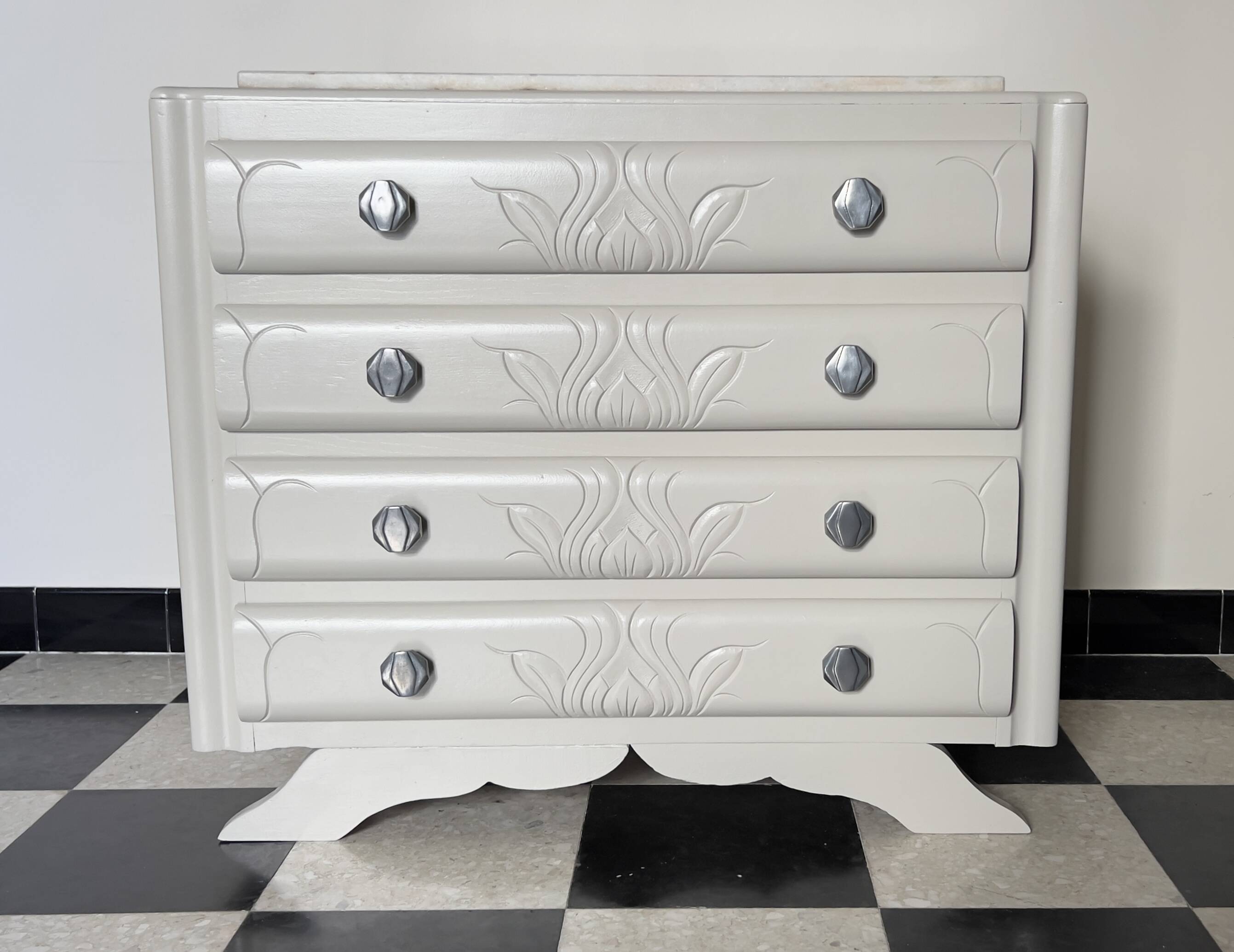 Commode art déco rénovée