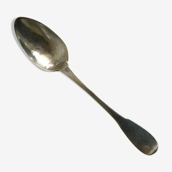 Massive silver spoon punch to identify 1819-1838