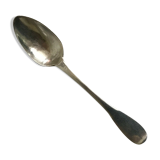 Massive silver spoon punch to identify 1819-1838