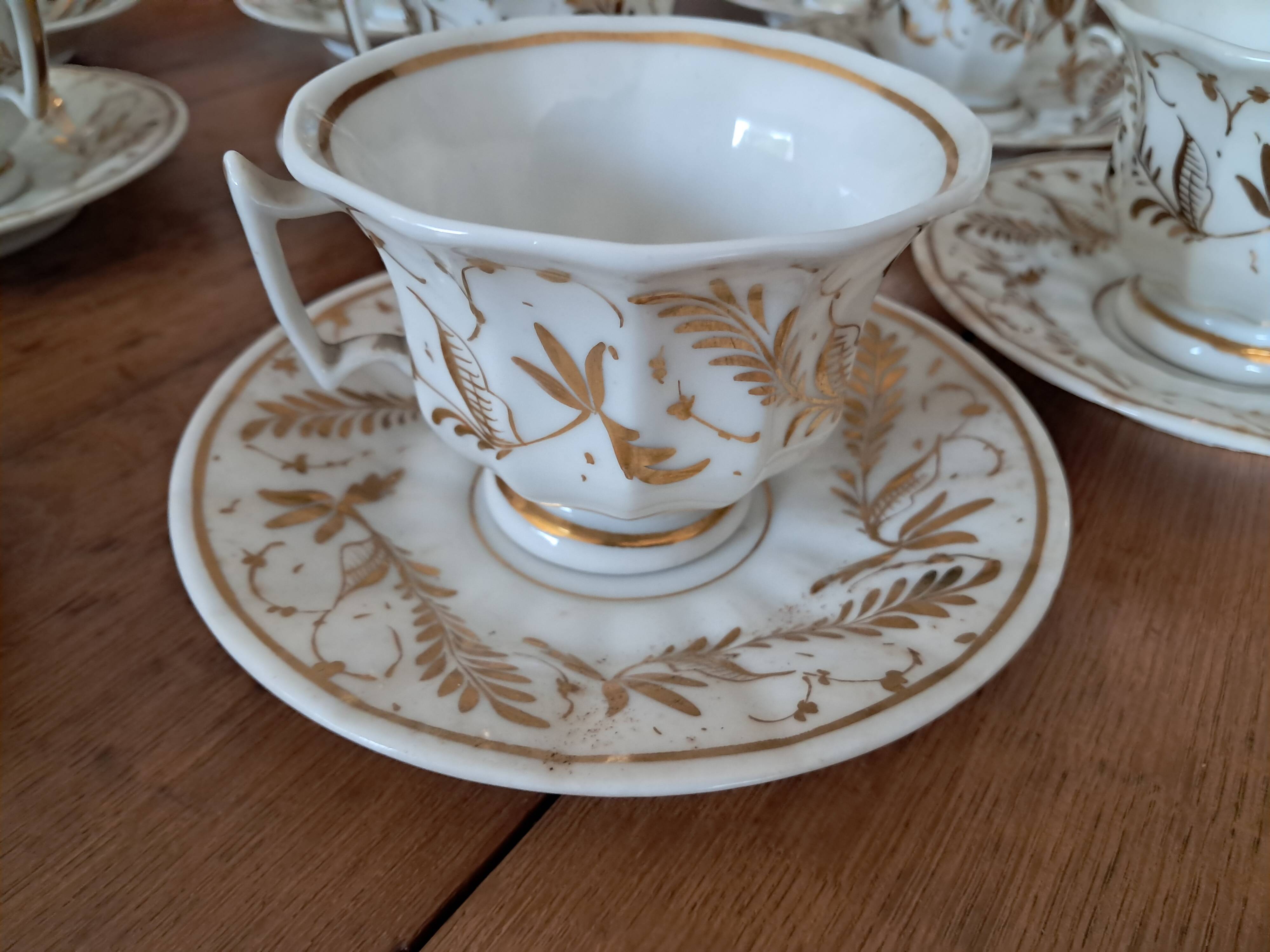 old Paris tea service