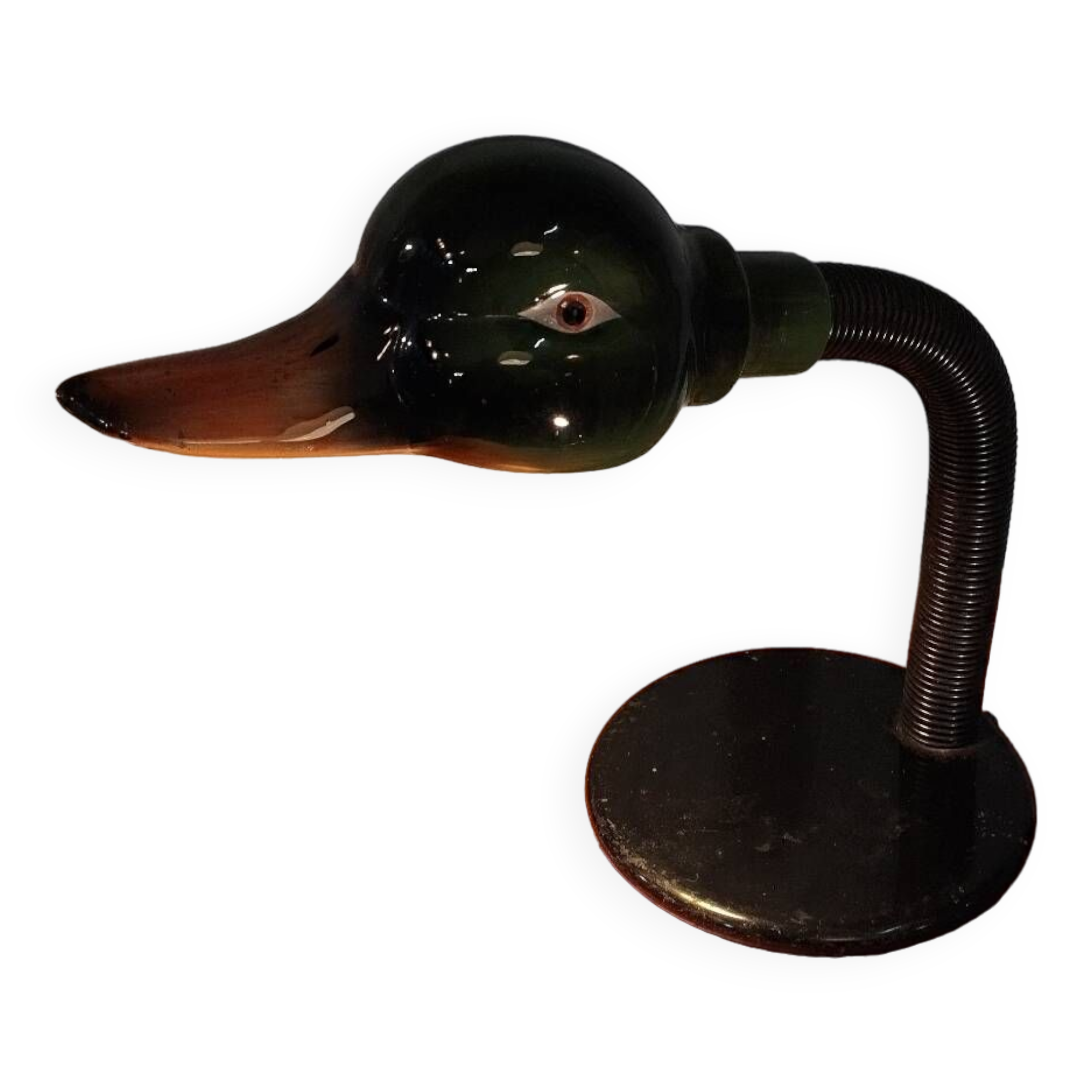Ceramic duck lamp