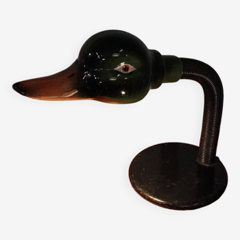 Lampe canard en céramique