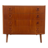 Scandinavian teak chest of drawers from the 60s