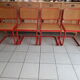 Set 4 chair B32 red Marcel Breuer Cesca