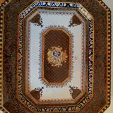 HB Quimper octagonal dish signed Emile Poulain (P)