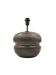 Mid-century modern brown ceramic lamp base,  France 1960s