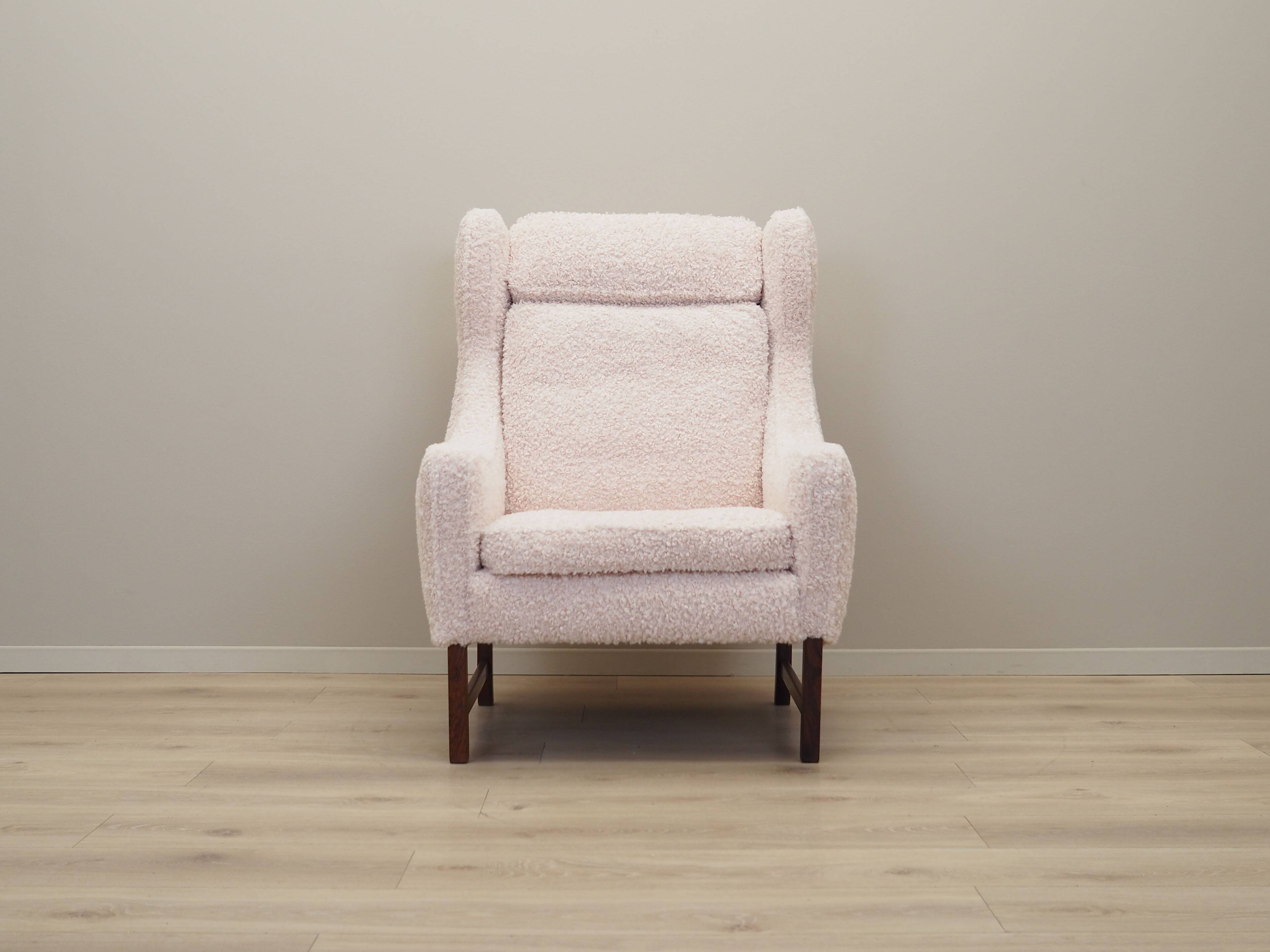 Rosewood armchair, Danish design, 1970s, manufacture: Skippers