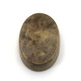 Brass catchall, face of an Indian woman, 1970s.