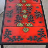 Table en lave émaillé