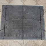 table door Brass vinyl and perforated sheet metal , 60s