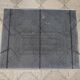 table door Brass vinyl and perforated sheet metal , 60s