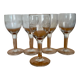 Vintage liqueur wine glasses 1960