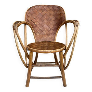 Fauteuil en châtaignier