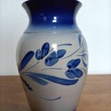 Vase à fleurs alsacien en grès Anne Ehret