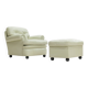 Poltrona Frau 'Dream B' armchair and ottoman, Italy, 1980s
