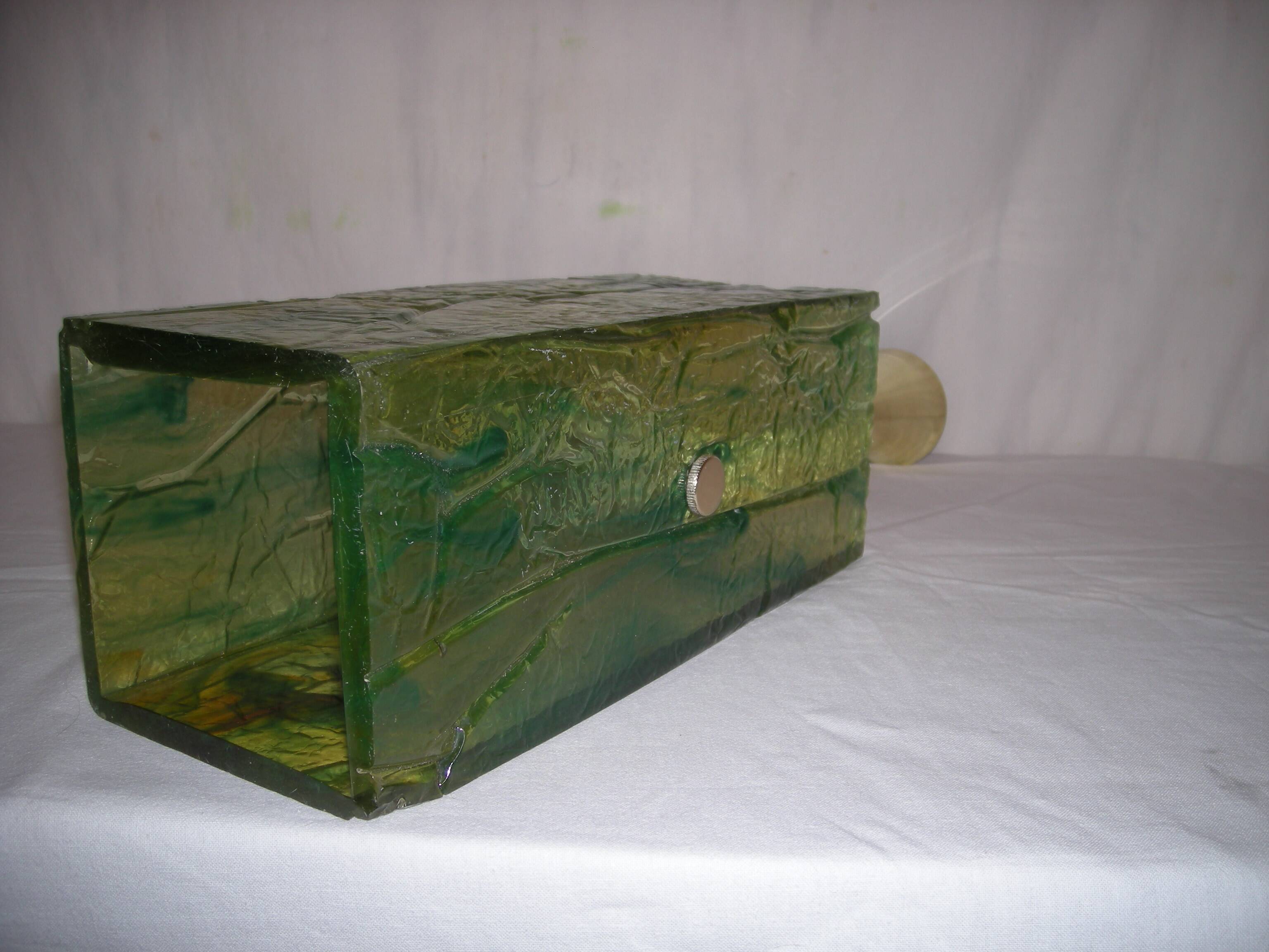 Resin pendant light in the style of Pierre Giraudon from the 60s - 70s